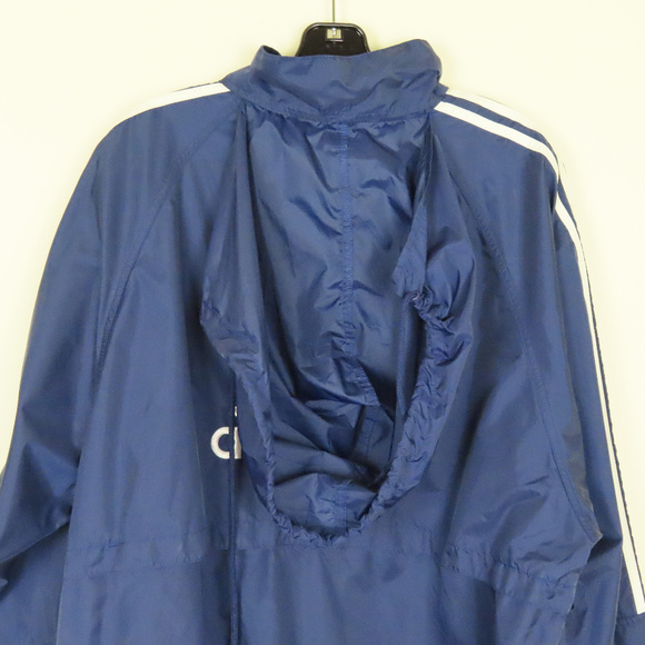 Adidas Trefoil logo hooded Windbreaker Coat, XL - Picture 5 of 7
